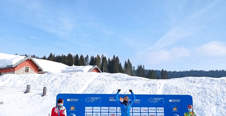 Sandra Mairhofer conquista Asiago nella Winter Triathlon World Cup