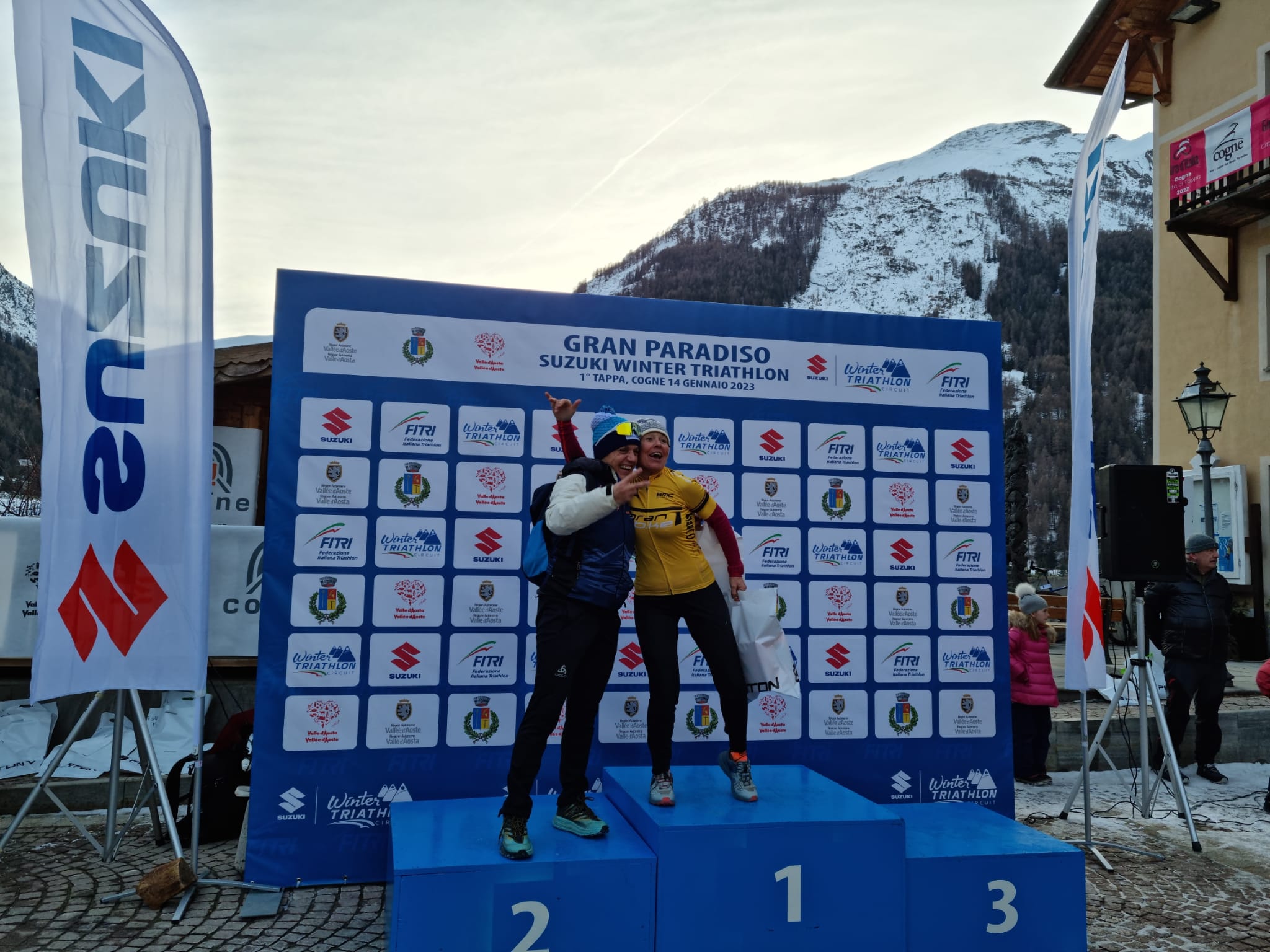 Al Winter triathlon di Cogne, Granbike Team vince la classifica a squadre !