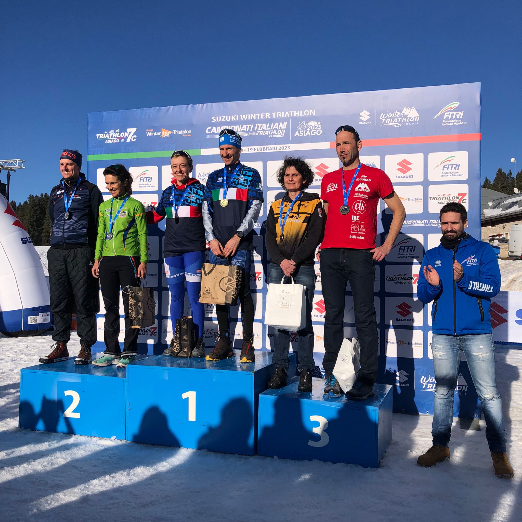 campionato italiano winter triathlon asiago 19-2-23