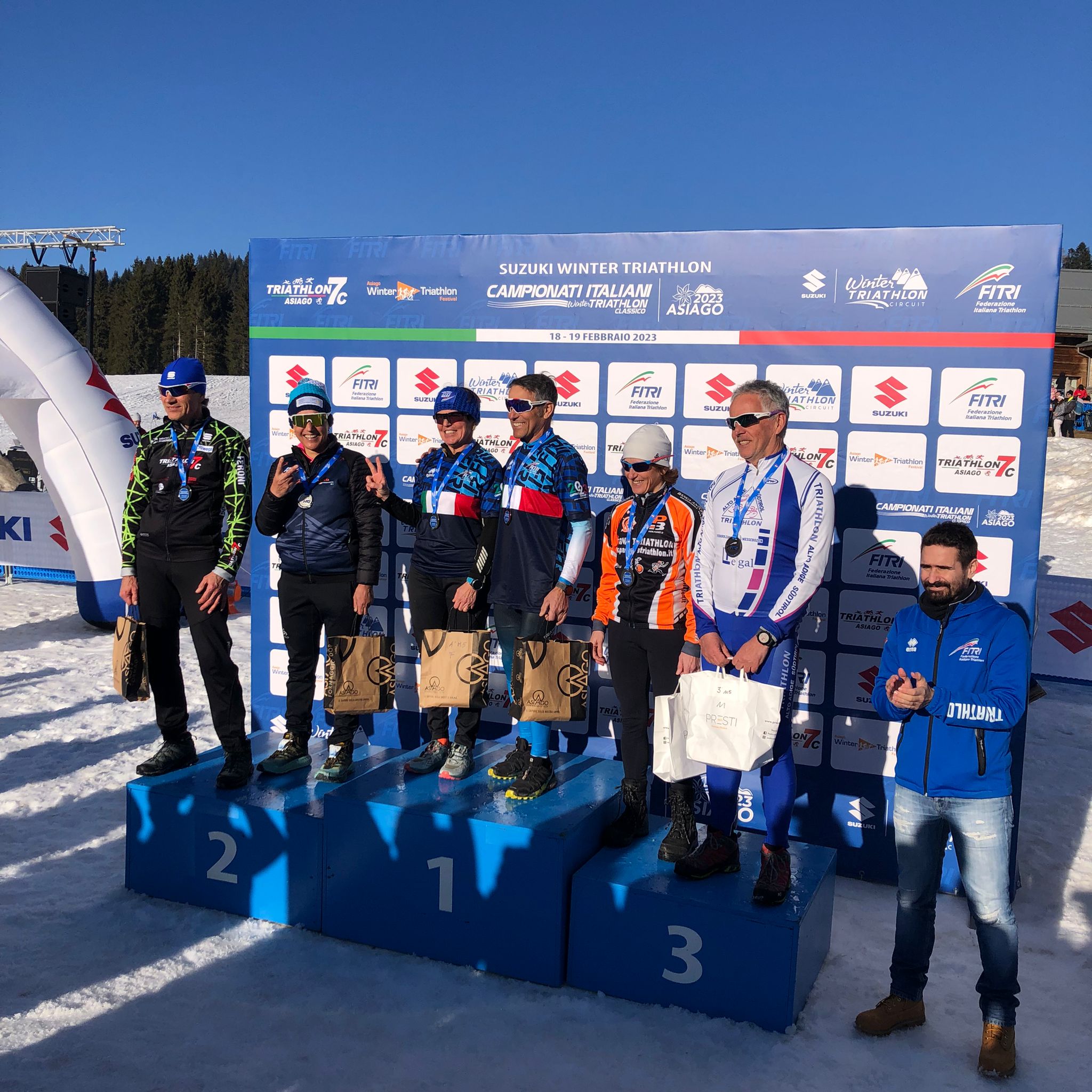 campionato italiano winter triathlon asiago 19-2-23