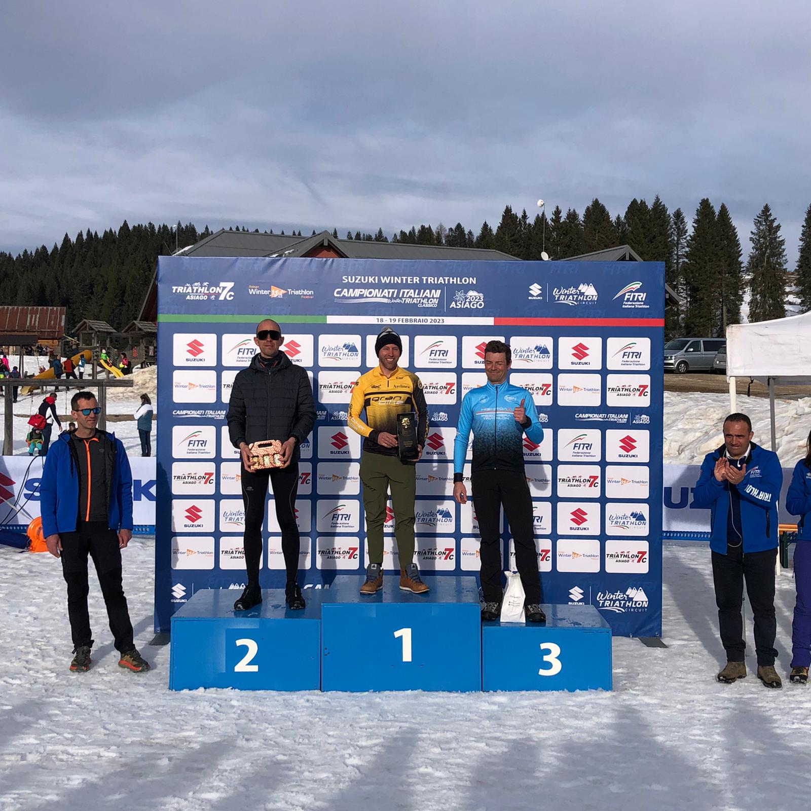 campionato italiano winter triathlon asiago 19-2-23