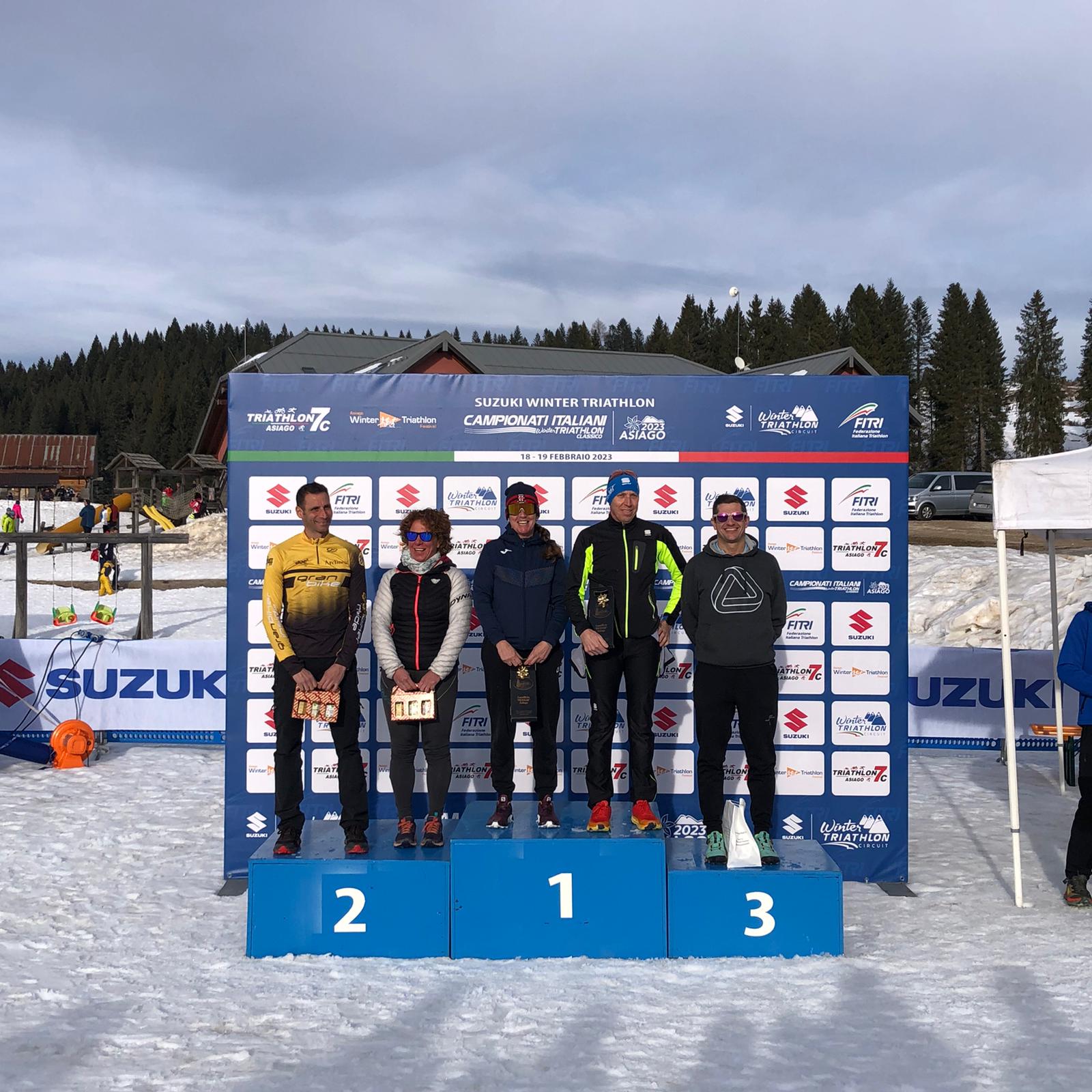 campionato italiano winter triathlon asiago 19-2-23