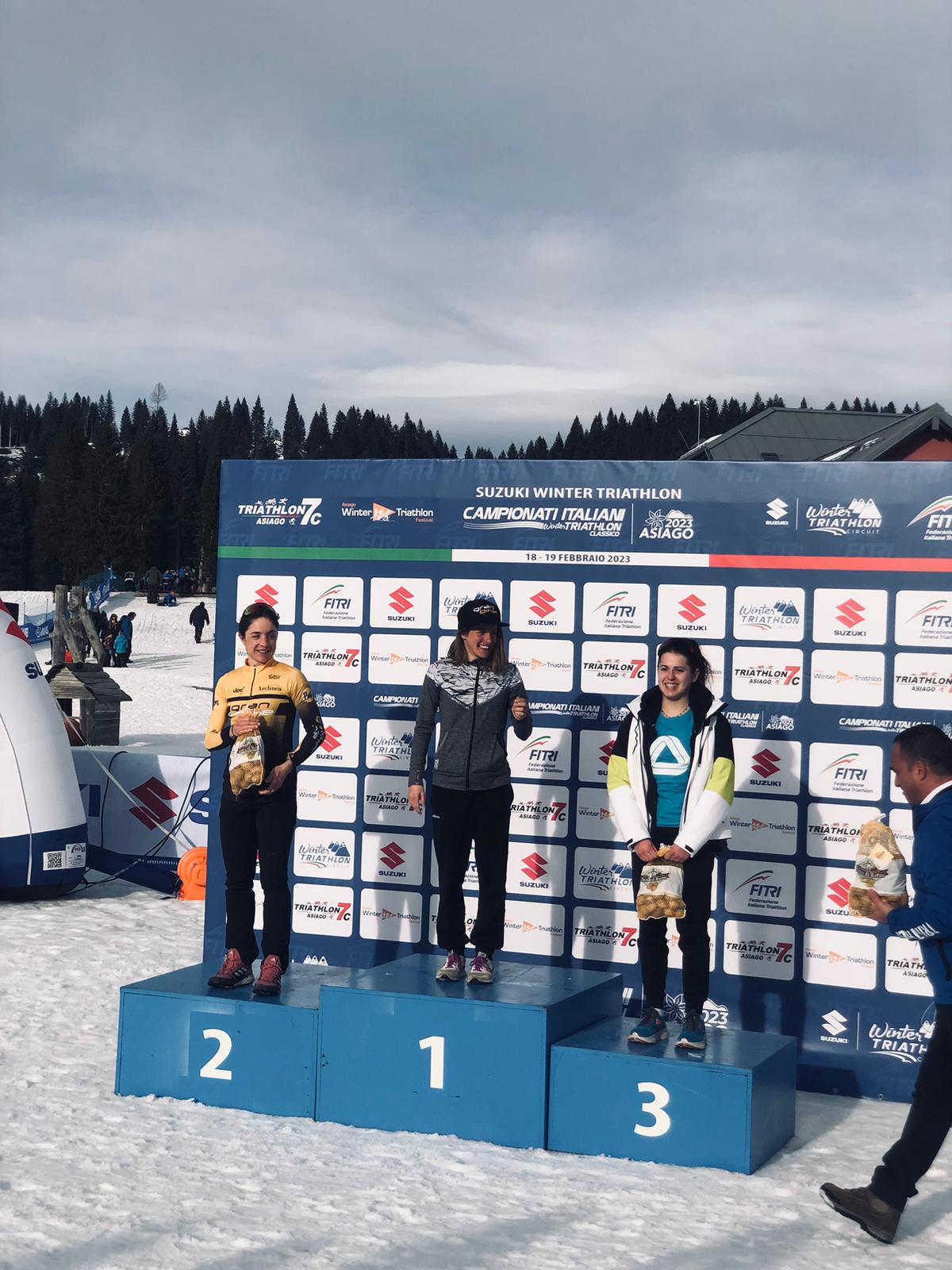 campionato italiano winter triathlon asiago 19-2-23