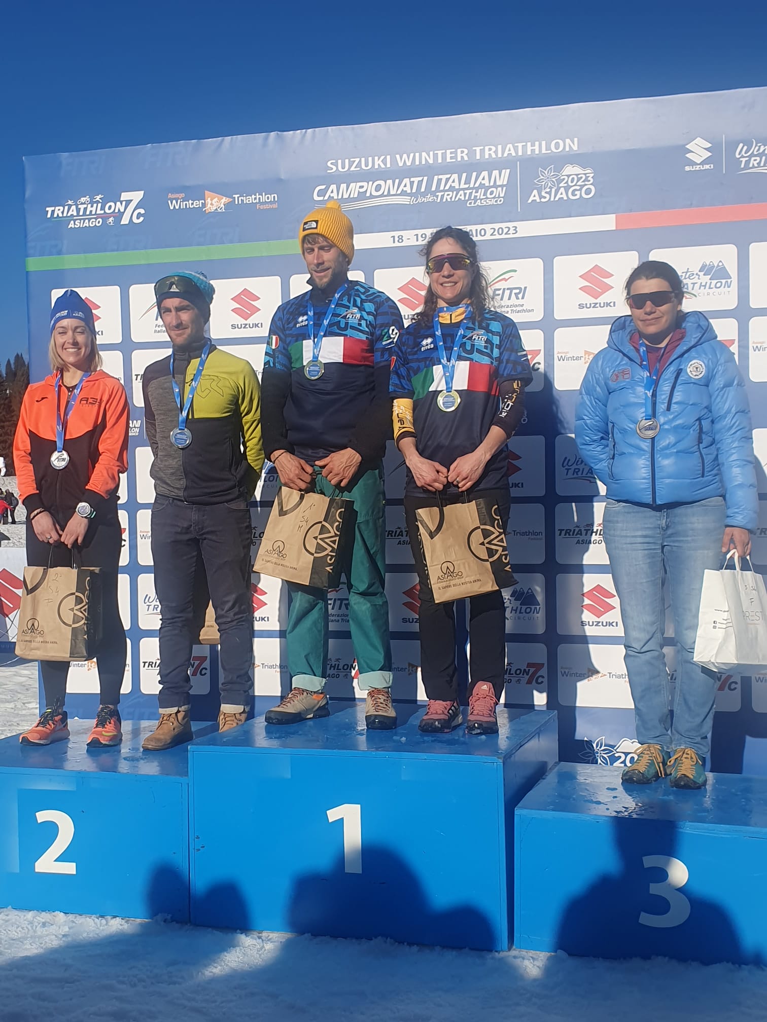 campionato italiano winter triathlon asiago 19-2-23