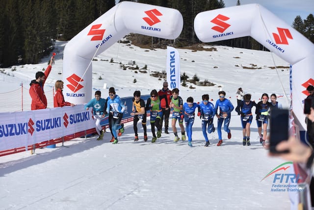 campionato italiano winter triathlon asiago 19-2-23