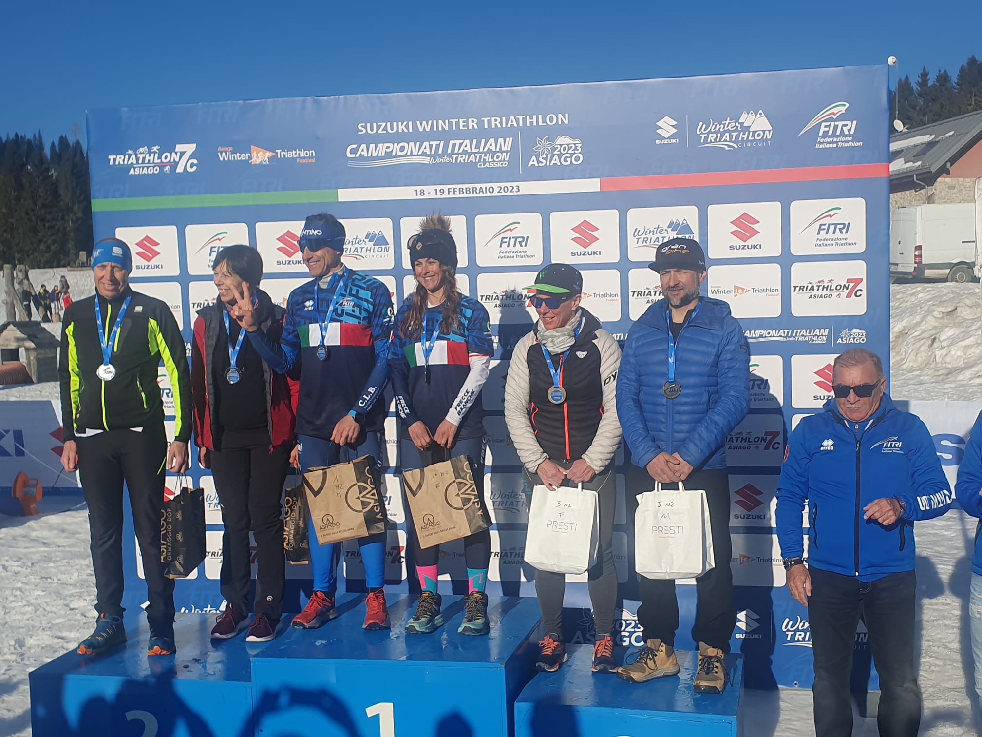 campionato italiano winter triathlon asiago 19-2-23