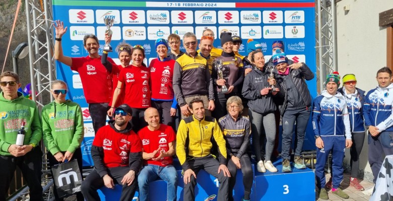 Granbike triathlon team si conferma vincitore del circuito Winter Triathlon 2024