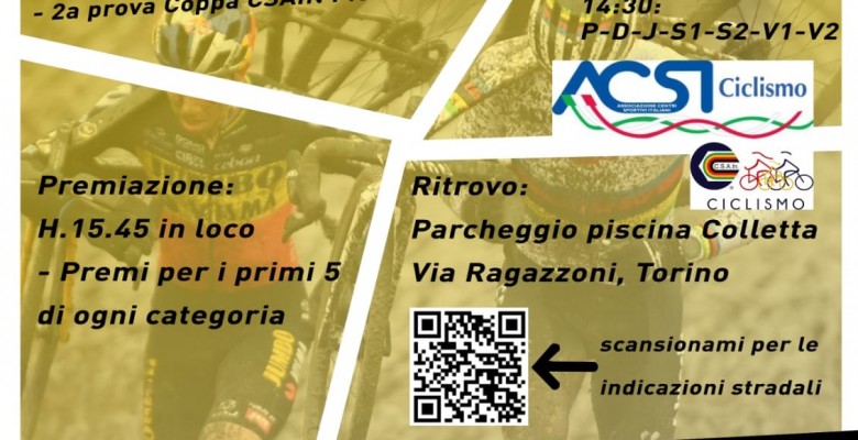 GranCross Torino – prova ciclocross al Parco della Colletta 15-12-2024