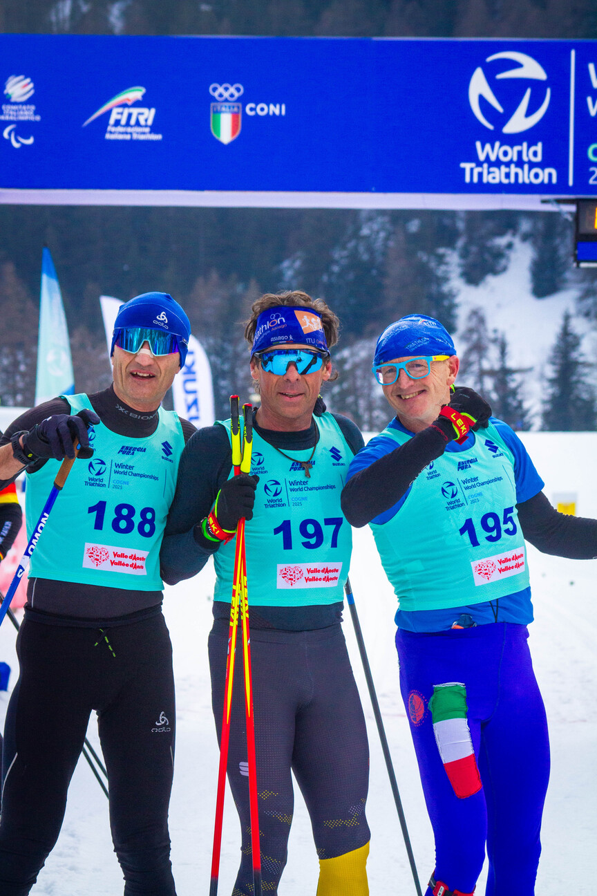 A Cogne i campionati mondiali di Winter Triathlon