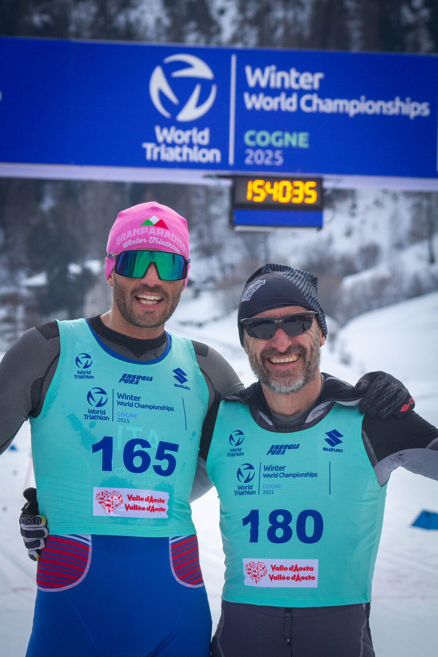 A Cogne i campionati mondiali di Winter Triathlon