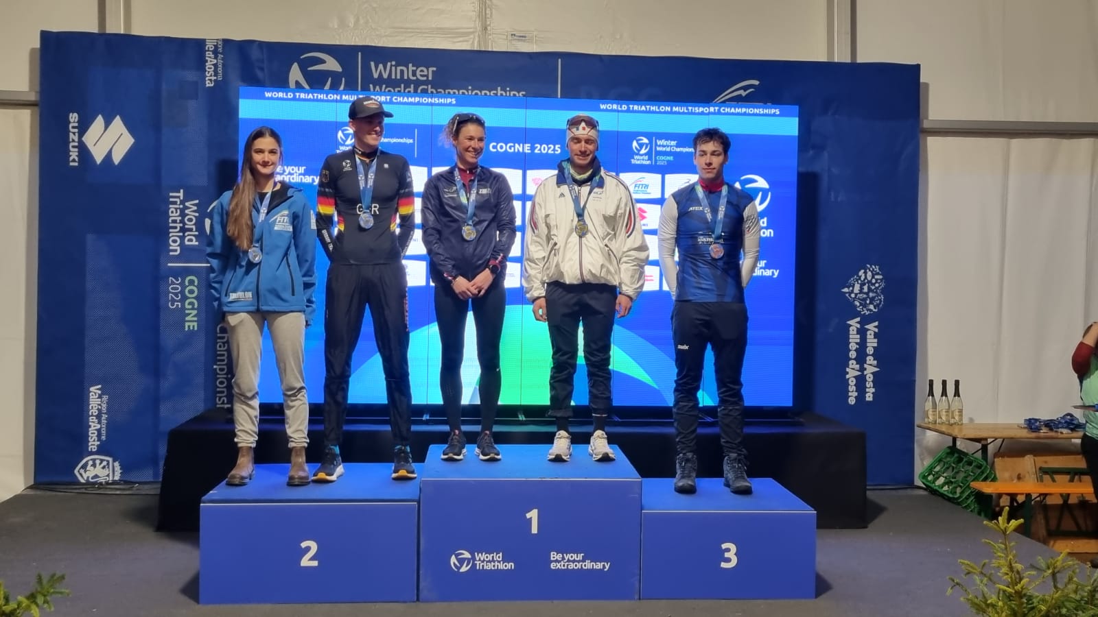 A Cogne i campionati mondiali di Winter Triathlon