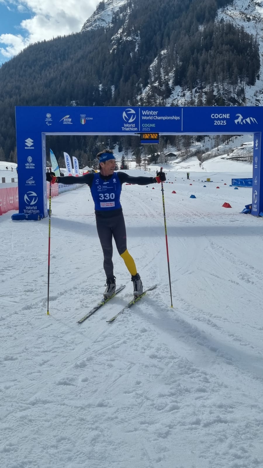 A Cogne i campionati mondiali di Winter Triathlon