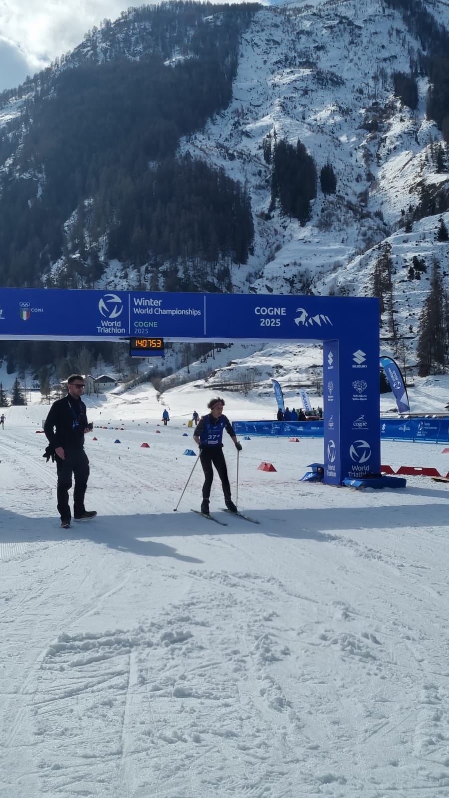 A Cogne i campionati mondiali di Winter Triathlon