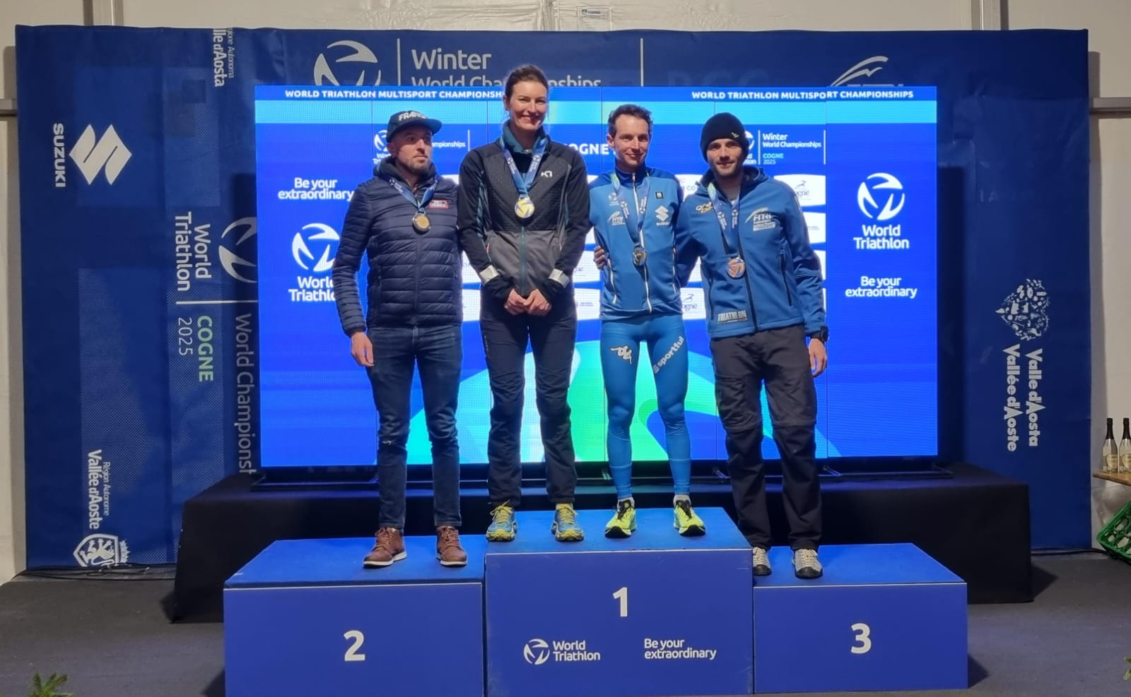 A Cogne i campionati mondiali di Winter Triathlon