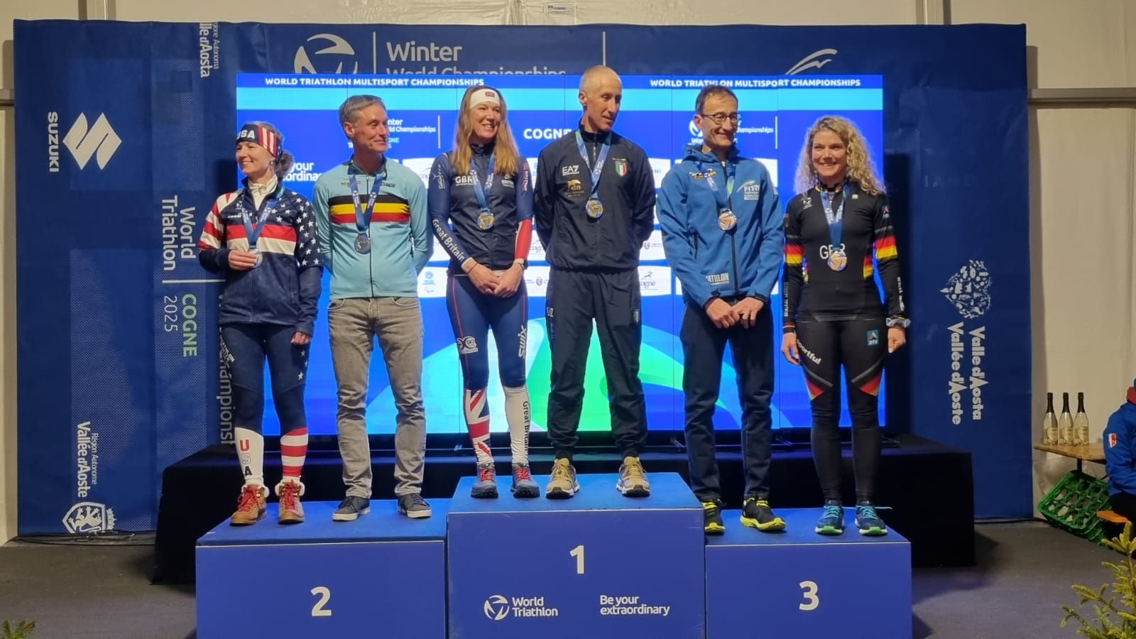 A Cogne i campionati mondiali di Winter Triathlon