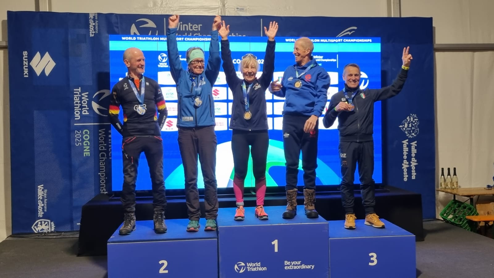 A Cogne i campionati mondiali di Winter Triathlon