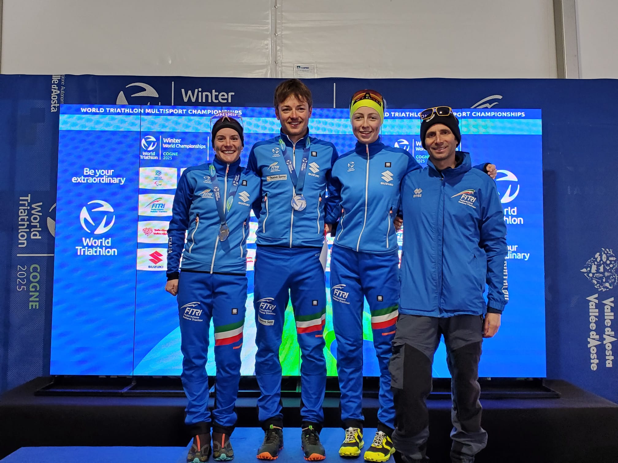 A Cogne i campionati mondiali di Winter Triathlon